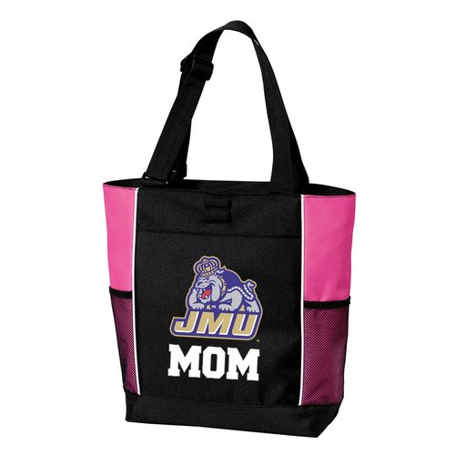Broad Bay JMU Mom Tote Bag James Madison University Proud Mother Totes