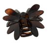 Parcelona French Butterfly 3" Tortoise Shell Celluloid Acetate Girls Hair Claw Clips No Slip Sturdy Claw Clip Jaw Hair Clip Fashion Durable Styling Hair Accessories for Women, Made in France