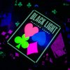 UV Black Light Playing Cards by Island Dogs– Neon Fluorescent Glow Deck for Black Light Games, Glow in The Dark Playing Cards, Parties, and Poker – Unique Cards, Durable, Great Gift for Collectors