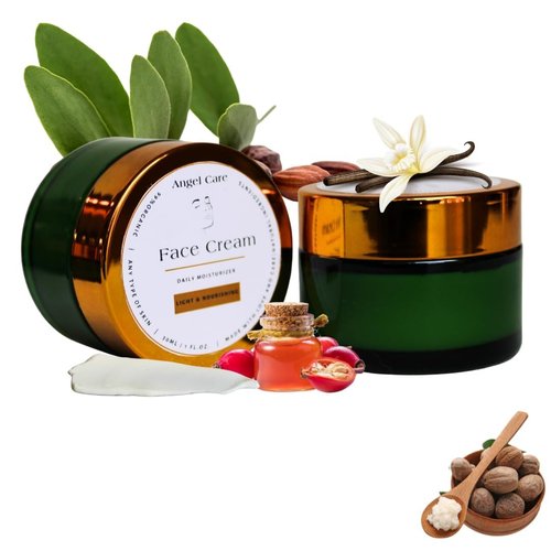 Facial Ice Globe Unscented All Natural Hydrating Face Cream | Organic &amp; Vegan Face Moisturizer fo...