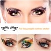 OIIKI Eye Shadow Tattoo Sticker 22pcs / 11 Pairs, Temporary Eye Tattoo Stickers for Makeup, Temporary Face Tattoos Eyeshadow Eyeliner Lace Sticker Fake Tattoo