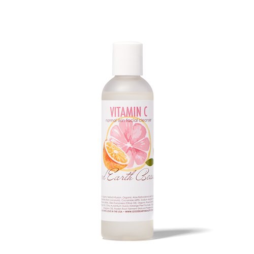 Good Earth Beauty - Facial Cleanser - Vitamin C for Normal or Combincation Skin - Face Wash - 4 Ounce