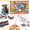 LaQ Hamacron Constructor Black Racer | 306 Pieces | 9 Models | Age 7+ | Creative, Educational Construction Toy Block | Made in Japan