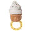 Mary Meyer Sweet Soothie Soft Baby Rattle with Teether Ring, Ice Cream