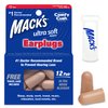 Mack's Ultra Soft Foam Earplugs, 12 Pair - 32dB Highest NRR, Comfortable Ear Plugs for Sleeping, Snoring, Travel, Concerts, Studying, Loud Noise, Work | Made in USA