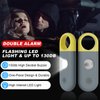 Personal Safety Alarm for Women - 130dB Self Defense Keychains Siren Whistle with Sos LED Strobe Light - Personal Emergency Security Safe Devices Key Chain Alarms for Kids Elderly