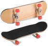 Combort 1Pc Finger Skateboards Fingerboards Sets, Maple Wooden+Alloy Fingerboard Finger Skateboards with Box Reduce Pressure Kids Gifts(Red)