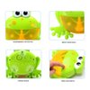 Wentoyce Frog Bubble Maker for Bath, Foam Blower Bubbling Making Machine, Nursery Rhyme Musical Bathtub Toy for Baby Kids Happy Tub Time