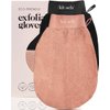 Kitsch Deep Exfoliating Glove - 2pc Eco Friendly Exfoliating Body Scrubber, Dead Skin Remover, Exfoliator Body Scrub Mitt for Skin Cell Renewal, Body Exfoliating Gloves for Shower - Black/Terracotta