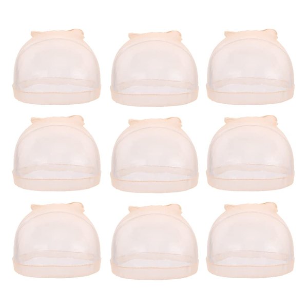 UUYYEO 12 Pcs Wig Stocking Caps Mesh Wig Caps Hair Weaving Caps Elastic Wig Caps Wig Bald Caps Halloween Costume Accessories
