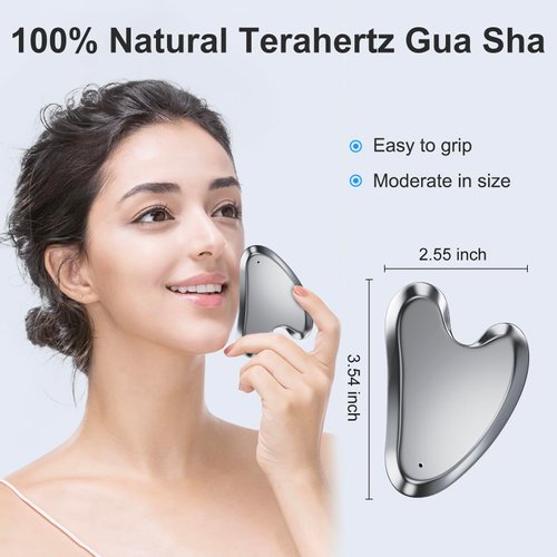 ZminRN Terahertz Gua Sha Facial Tools Guasha Tool for Face Lymphatic Drainage Massager Body Gua Sha Tool Massage Tools