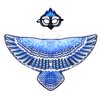 Creatoy Bird-Costume for Kids Double Sided Eagle Parrot Owl Dress Up Wings for Boys Girls with Masks Party Favors Toys Gifts