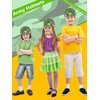 Cotiny 48 Pack Kids Army Helmets Plastic Camouflage Hats Soldier Costume Caps for Children Halloween Costume Accessories Camo Party Supplies