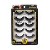 Laflare 5 Styles Premium Silk Lashes 3D Faux Mink Eyelashes Multipack, Light, Natural Looking, Professional Easy to Apply Eyelashes in a Knitted Style 5 Pairs Mixed Value Pack (CSR5P)