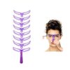8 Styles Eyebrow Stencils!! Washable Eyebrow Stencils,Eyebrow Shaping Tool Kit, 8 Styles Reusable Eyebrow Template with Handle and Strap