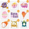 Metker baseball (160 PCS) kids waterproof temporary tattoos,children's temporary tattoo toys,boy face tattoo stickers, boy girl temporary tattoos