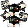 KatchOn, Congrats Grad Graduation Balloons 2024 - Big 22 Inch, Pack of 6 | Congratulations Balloons, Graduation Decorations Class of 2024 | Graduation Foil Balloons, Graduation Party Decorations 2024