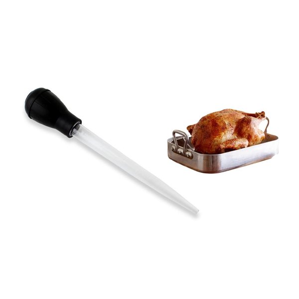 Turkey Baster for Keeping Meat Moist and full Of Flavor BPA Free Food Grade Syringe For Cooking & Basting With Detachable Round Bulb - Ideal For Butter Drippings, Glazes, Roasting Juices