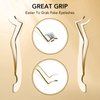 Eyelash Applicator Tool DIY Cluster Lash Tweezers Curved Eyelash Tweezers for Easy Lash Application and Removal, DIY Lash Applicator Tweezer For Strip Lashes Clusters Lash