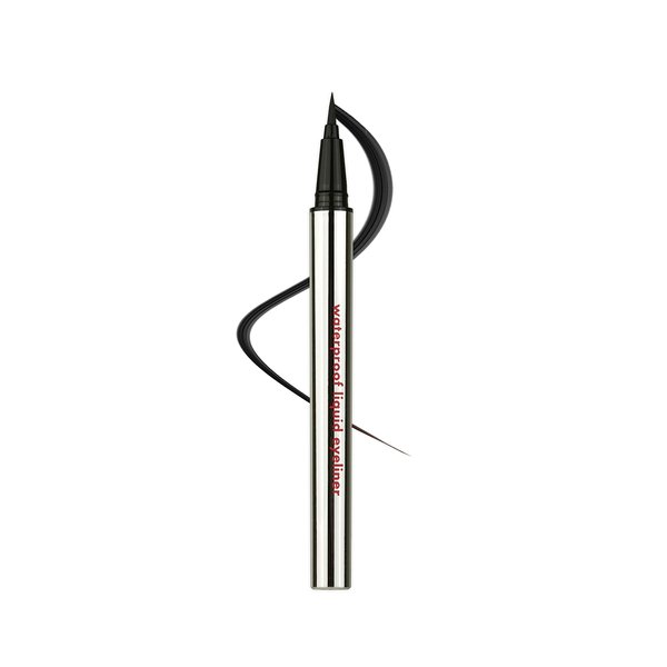 Kara Beauty Waterproof Liquid Eyeliner Black - 24 Hour Wear Waterproof Liquid Eyeliner Pen with Brush Tip Applicator, Smudge Proof in Black