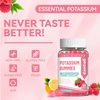 2 Pack Potassium Gummies, Potassium Chloride 1000mg for Adults, Chewable Potassium Supplement for Women & Men, Support Leg Cramps & Muscle Health - Sugar-Free, Vegan,120 Count