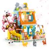 QLT QIAOLETONG Cute Cat House Toy Building Set for Girls 6-12, Compatible with Lego Friends, 521 PCS Friendship House Building Blocks Kit with Animals, Ideas Birthday Gift for Kids Boys 8-12