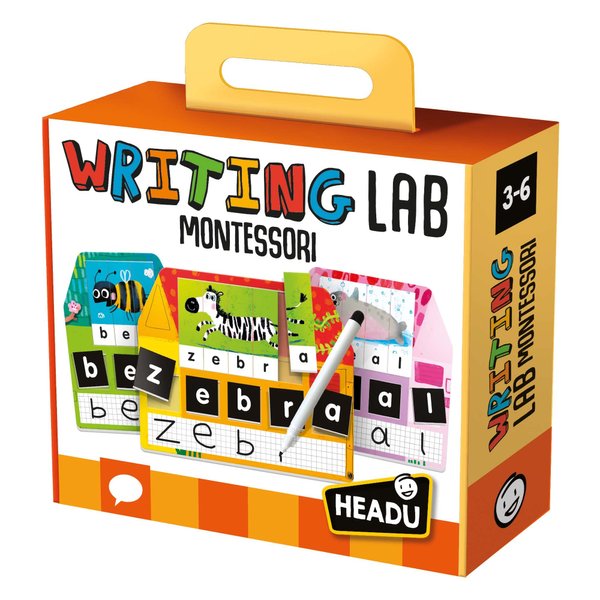 Headu Writing Lab Montessori, Educational Toys for Boys and Girls Ages 3-6 Years Old, Preschool Learning Toys, Teacher Homeschool Supplies, Birthday