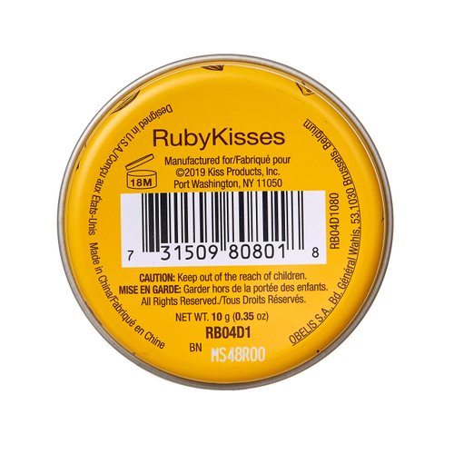 Ruby Kisses Pot O'Miracle Hydrating & Moisturizing Cocoa Butter Lip Balm with Almond Oil and Shea Butter- RB04D1 (1 PACK)