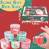 6 Pack Christmas Slime Kit, with 2 Butter Slime and 2 Cloud Slime and 2 Jelly Cube Crunchy Slime, Soft & Stretchy, Birthday Gifts for Kids, Christmas Party Favors for Girls and Boys