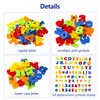 Magnetic Letters Numbers Alphabet ABC 123 Fridge Magnets Plastic Educational Toy Set Preschool Learning Spelling Counting Uppercase Lowercase Math for 3 4 5 Years Kids(78 pcs)