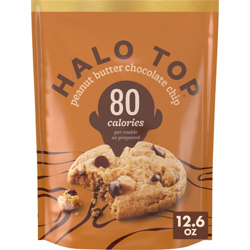 Halo Top Peanut Butter Chocolate Chip Light Cookie Mix, 12.6 oz