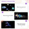 37 Pieces Iridescent Holographic Party Decorations Glitter Swirl Streamer Galaxy Garland Hanging Bling Twinkle Star Party Supplies Circle Dot Swirl Streamer for Wedding Disco Party Decorations