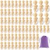 JUXINGDAZYF Baby Jesus Figurine 1.5'' King 72Pack Cake Figure with Gift Bag Resin Mini Jesus Figures Figurines Party Cake Toppers Decorations Religious Gifts