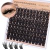 Wispy Lash Clusters 3D Cluster Eyelash Extensions 10-16mm Individual Lashes Extension Natural Look DIY Lashes Clusters Thin Band False Eyelashes Clusters by ALPHONSE