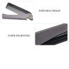 Switchblade Comb, Folding Comb, Pocket Comb, Foldable Comb Stainless Steel Folding Beard Comb with Cover Mustache Styling Comb for Men Beard Grooming Detangling and Styling(#2)