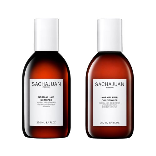 Sachajuan Normal Hair Shampoo and Conditioner Set - Ocean Silk Technology Stimulates Scalp and Conditions and Detangles Hair - Set of 2 (8.45 oz)