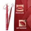 Clubday 6 Pcs Retractable Lip Liner Longwear Rich Lip Colors，Smooth Application，Matte Finish Waterpoof Lip Pencil Multi Colors With All Skin
