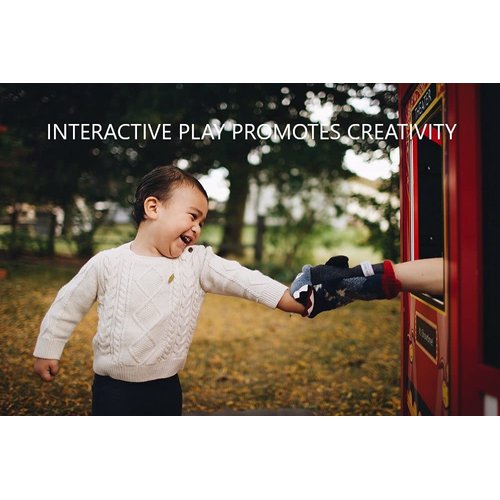 Cate & Levi - Fleece Hand Puppet - Handmade in Canada - Great for Storytelling (Moose)