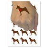 Basenji Dog with Heart Temporary Tattoo Water Resistant Fake Body Art Set Collection - 54 1" Tattoos (1 Sheet)
