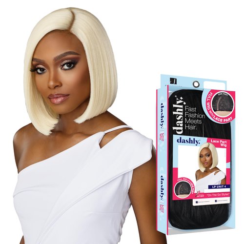 Sensationnel Dashly Lace Part Full Wig - Unit 4 hand tied parting for a natural finish synthetic hair 4 Inch Deep Part - Dashly Lace Part unit 4 (T2/30)