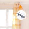 Funrous Curtain Rod Bracket Curtain Hooks Accessories Spreader Wall Bracket Hooks Adjustable Curtain Rod Sets with Screws for Home Kitchen Supplies (5 Sets), Silver