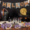 40Pcs Halloween Happy Boo Day Napkin, Halloween Party Decorations Disposable Halloween Napkins Ghost Birthday Party for Halloween Party Supplies