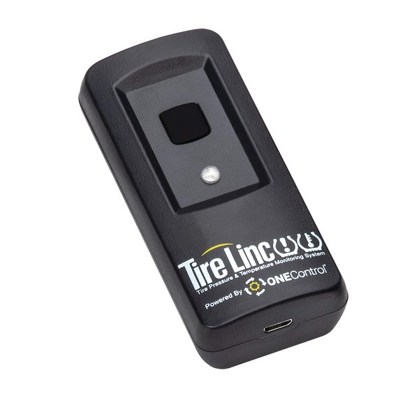 Lippert Tire Linc Tire Pressure and Temperature Monitoring System Alert Indicator for RVs and Tow Vehicles, Compatible with OneControl, No App Required, Always-on Notifications - 26240