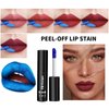 5 Colours Peel Off Lip Gloss,Long Lasting Lip Tint,Peel Off Lip Stain Lip Tattoo Stain,Tattoo Magic Color Peel Off Lip Tint,Matte Lipstick Waterproof Lip stain for Womens Girls