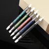 Abeillo 5PCS Nail Art Sculpture Pen, Nail Molding Gel Pen, Dual Tipped Silicone Cuticle Pusher, Resin Rhinestone Nail Art Pen Tools, Nail Polish Carving Sculpting Gel Pen for 3D Nail Art Design