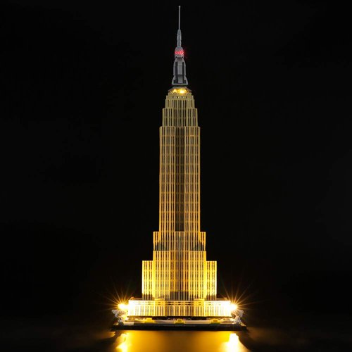 LIGHTAILING Light Set for (Architecture Empire State Building) Building Blocks Model - Led Light kit Compatible with Lego 21046(NOT Included The Model)