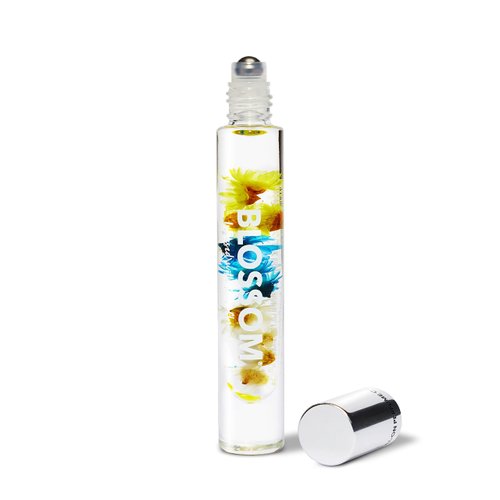 Blossom Roll on Rollerball Perfume Oil with Natural Ingredients + Essential Oils, Infused with Real Flowers, Made in USA, 0.20 fl. oz./5.9 ml, (Vanilla, Amber), Classic Vanilla Orchid