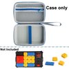 Hard Carrying Case for GiiKER Super Slide Brain Games, Protective Storage Holder for GiiKER Brain Teaser Puzzles Interactive Handheld Game Console Accessories (Blue Case Only)