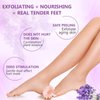 Foot Peel Masks for Dry Cracked Feet 5 Pack,Exfoliating Foot Mask, Natural Exfoliator for Dead Skin, Callus, Repair Rough Heels for Men Women,Make your Foot Baby Soft in 7 Days, AlIVER (4" - 12")
