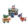 Ai-Fun Dinosaur Toy Pull Back Cars, 6PCS Dinosaur Car Racer Toys for Kids Dinosaur Games(Painted Color)